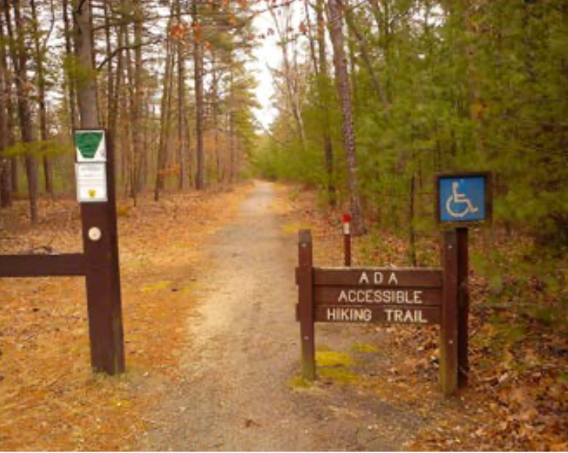 ada accessible hiking trail