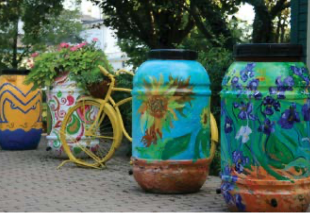 painted planters